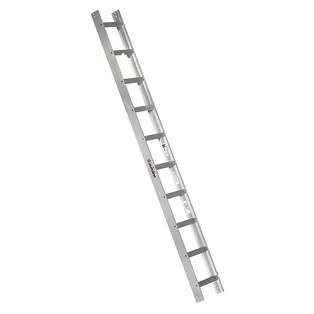 Euroline  Dachleiter Premium Kaminkehrerleiter 10 Sprossen Alu natur