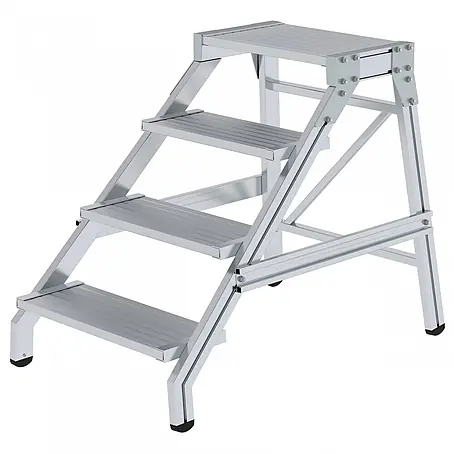 Munk  Arbeitsplattform Aluminium Montagetritt starr 4 Stufen