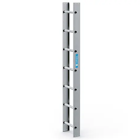 Zarges  Dachleiter Dachleiter 7 Sprossen alu natur