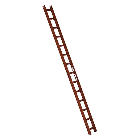 Euroline  Dachleiter Premium Kaminkehrerleiter 14 Sprossen RAL8004 Rot