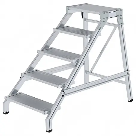 Munk  Arbeitsplattform Aluminium Montagetritt starr 5 Stufen