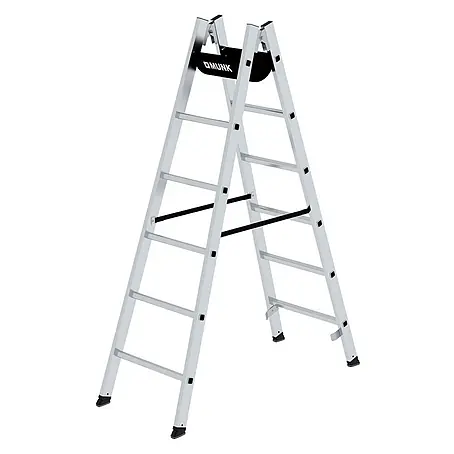 Munk  Doppel-Stehleiter Sprossenstehleiter 2x6 Sprossen