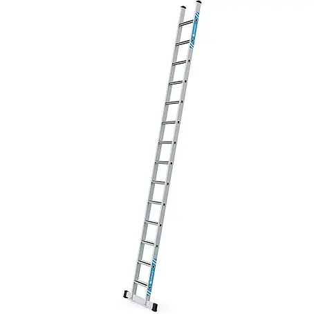 Zarges  Anlegeleiter gebördelte Stufenanlegeleiter eloxiert Saferstep L 14 Stufen