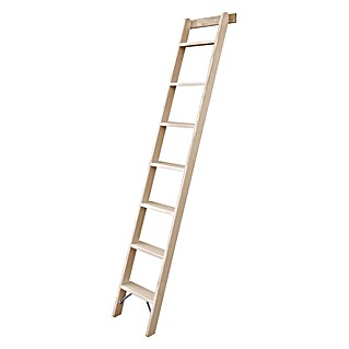 Iller Leiter Anlegeleiter Holz-Stufen-Anlege ERGO 11 Stufen (Anzahl Tritte: 11 Stk., Arbeitshöhe: 4.050 m, Holz)