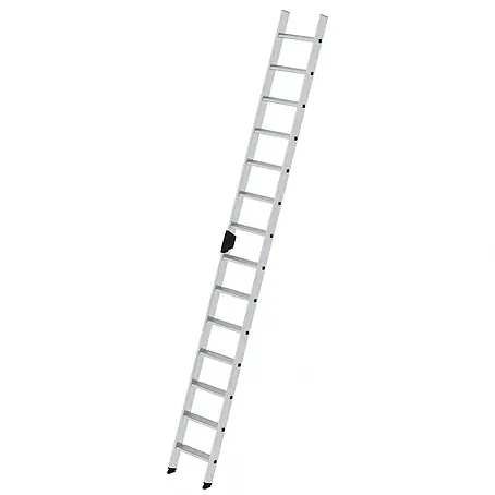 Munk  Anlegeleiter Stufenanlegeleiter mit Ergo-Pad ohne Traverse 14 Stufen