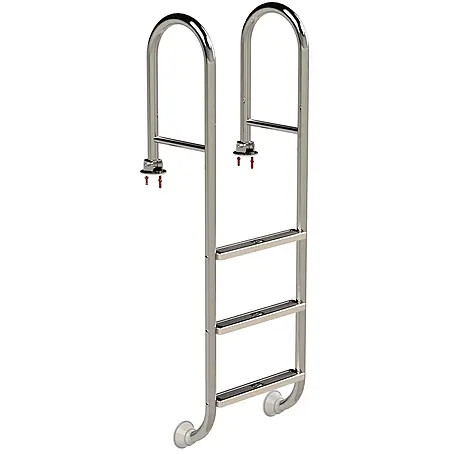 Ideal Eichenwald  Anlegeleiter Poolleiter Modell 02 Tina klappbar Beckentiefe 1060mm 3 Stufen