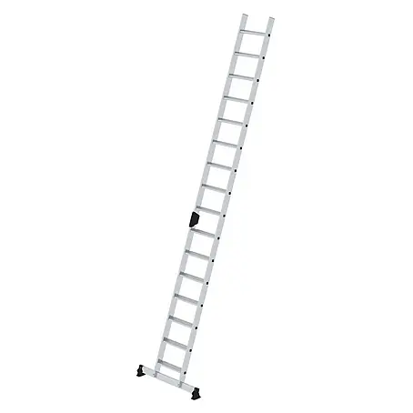 Munk  Anlegeleiter Stufenanlegeleiter mit nivello-Traverse und Ergo-Pad 16 Stufen