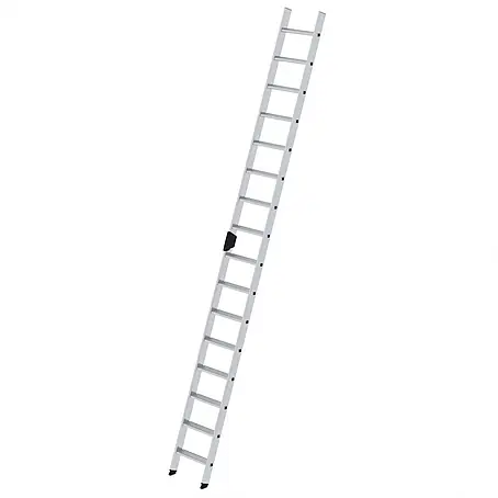 Munk  Anlegeleiter Stufenanlegeleiter mit Ergo-Pad ohne Traverse 16 Stufen