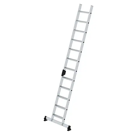 Munk  Anlegeleiter Stufenanlegeleiter mit nivello-Traverse und Ergo-Pad 12 Stufen