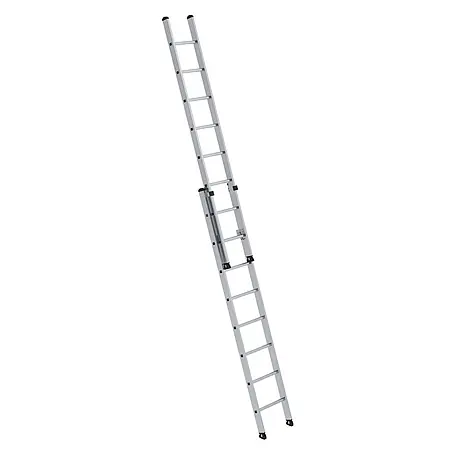 Munk  Anlegeleiter Aluminium-Schiebeleiter 2-teilig ohne Traverse 2x8 Sprossen