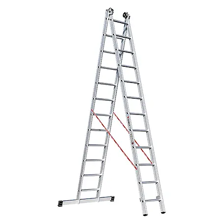 Euroline  Mehrzweckleiter Premium 306 Mehrzweckleiter 2x12 Sprossen