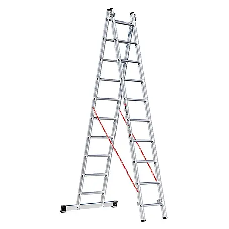 Euroline  Mehrzweckleiter Premium 306 Mehrzweckleiter 2x10 Sprossen