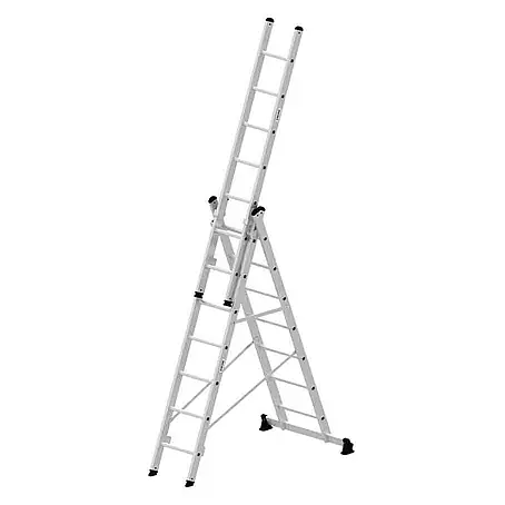 Munk  Mehrzweckleiter Mehrzweckleiter mit Nivello® Traverse 3x7 Sprossen
