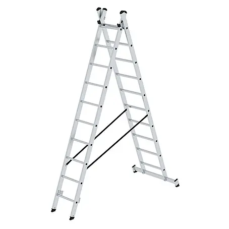 Munk  Mehrzweckleiter Mehrzweckleiter 2-teilig 2x10 Sprossen