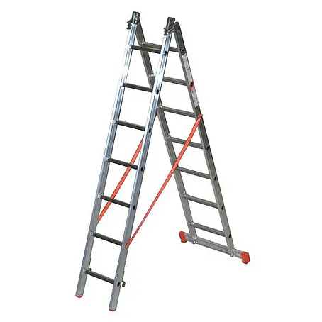 Facal  Mehrzweckleiter Mehrzweckleiter 2-teilig GENIA S300 2x7 Sprossen