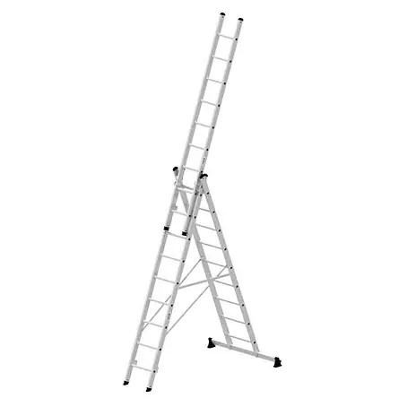 Munk  Mehrzweckleiter Mehrzweckleiter mit Nivello® Traverse 3x9 Sprossen