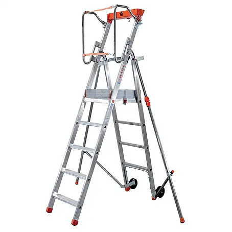 Facal  Mehrzweckleiter Platea Podesttreppe Aluminium S300 5 Stufen