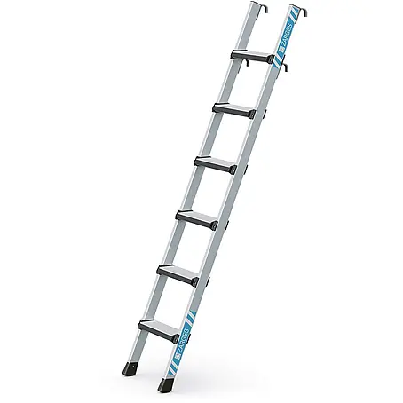 Zarges  Mehrzweckleiter Regaleinhängeleiter Comfortstep LH mit 6 Sprossen