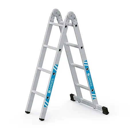 Zarges  Mehrzweckleiter Mehrzweck-Klappleiter Combimaster X 2-teilig 2x4 Sprossen