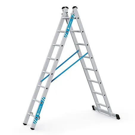 Zarges  Mehrzweckleiter Kombileiter Combimaster Plus X 2x8 Sprossen