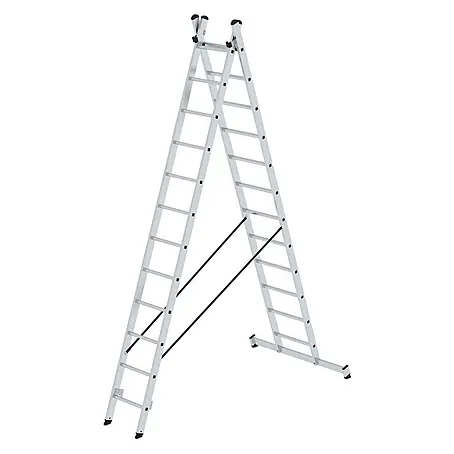 Munk  Mehrzweckleiter Mehrzweckleiter 2-teilig 2x12 Sprossen