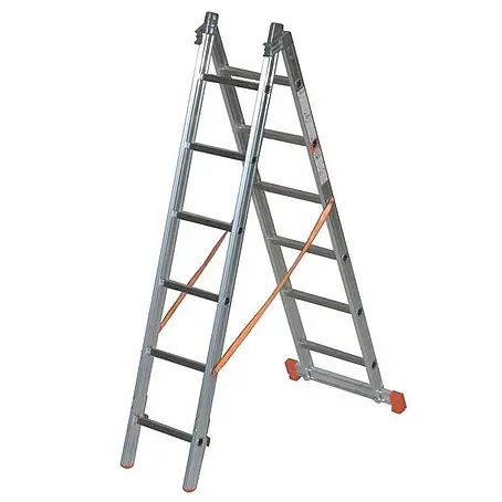 Facal  Mehrzweckleiter Mehrzweckleiter 2-teilig GENIA S300 2x6 Sprossen