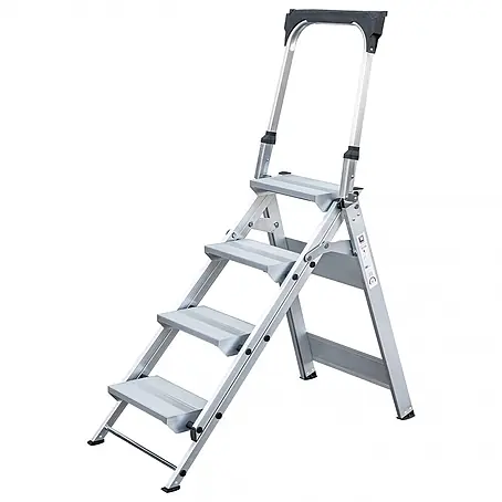 Munk  Klapptritt Klapp Treppe, mit klappbarem Bügel 4 Stufen