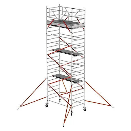Altrex  Rollgerüst Fahrgerüst RS Tower 52 Aluminium mit Holz-Plattform 8,20m AH 1,35x2,45m
