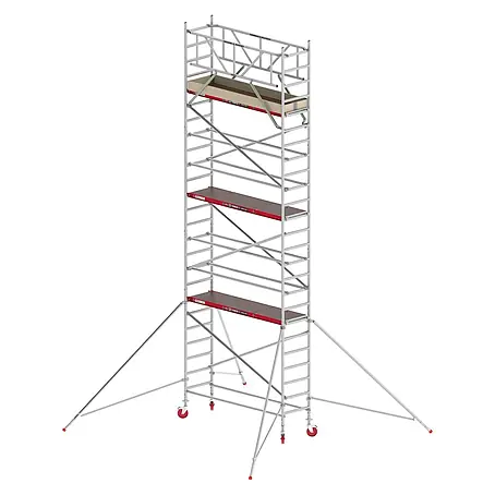 Altrex  Rollgerüst Fahrgerüst RS Tower 41 Alu mit Holz-Plattform 8,20m AH breit 0,75x1,85m