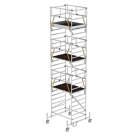 MUNK Rollgerüst SG mit Doppelplattform 1,35x1,80m Plattform 8,62m AH