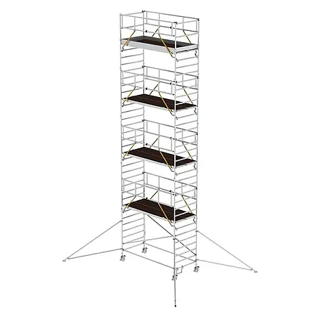 MUNK Rollgerüst SG mit Doppelplattform 1,35x3,00m und Ausleger 11,51m AH