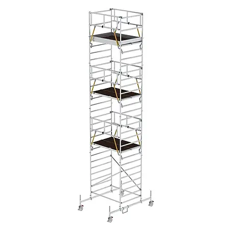 MUNK Rollgerüst SG mit Doppelplattform 1,35x1,80m Plattform 9,74m AH