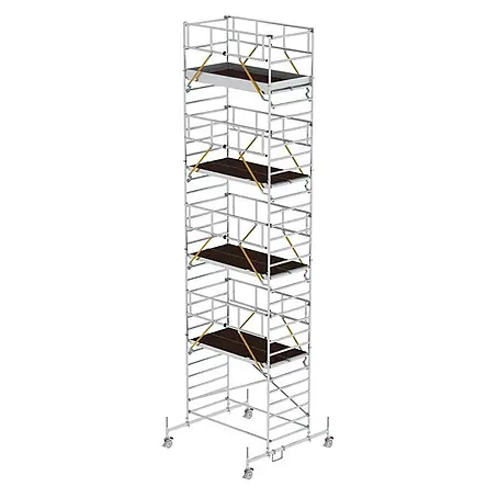 MUNK Rollgerüst SG mit Doppelplattform 1,35x2,45m Plattform 10,58m AH