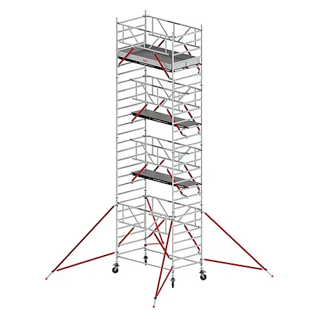 Altrex  Rollgerüst Fahrgerüst RS Tower 52-S Aluminium mit Safe-Quick und Holz-Plattform 9,20m