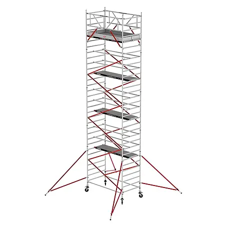 Altrex  Rollgerüst Fahrgerüst RS Tower 52 Aluminium mit Holz-Plattform 10,20m AH 1,35x2,45m