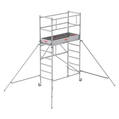 Altrex  Rollgerüst Klappgerüst RS Tower 34 Aluminium 0,75x1,65m schmal 3,80m Arbeitshöhe
