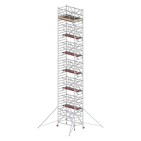 Altrex  Rollgerüst Fahrgerüst RS Tower 42-S Aluminium Safe-Quick mit Holz-Plattform 14,20m AH