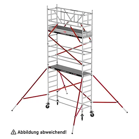 Altrex  Rollgerüst Fahrgerüst RS Tower 51 Aluminium mit Holz-Plattform 5,20m AH schmal 0,75x1