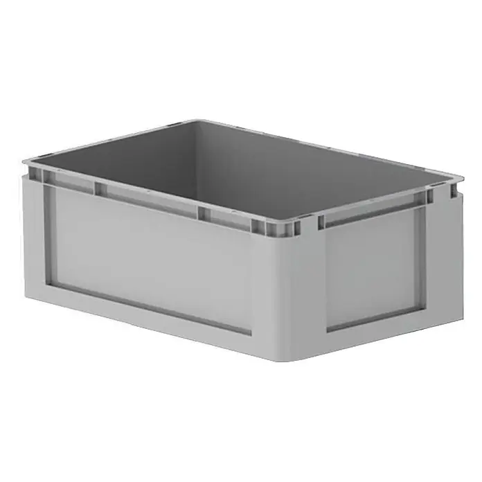 Altrex Rollgerüst Shuttle Transportbox für Carrier-Satz als Zubehör für Shuttle-Lift -  - Graue Kunststoff-Stapelbox für Lagerung.