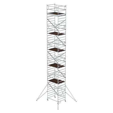 Munk  Rollgerüst Klappgerüst 1,35x1,80m Plattform, 12,80m Arbeitshöhe