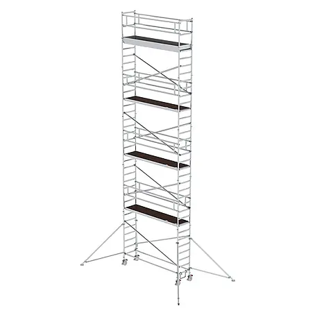 Munk  Rollgerüst Aluminium-Rollgerüst mit Ausleger 3,00x0,75m Plattform 11,51m AH