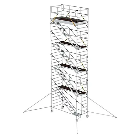 Munk  Rollgerüst Rollgerüst SG mit Schrägaufstiegen 1,35x3,00m und Ausleger 10,39m AH