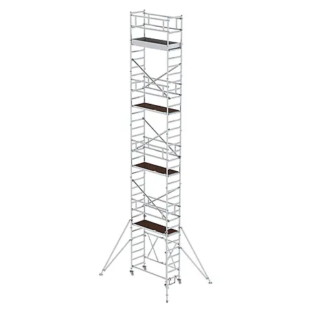 Munk  Rollgerüst Klappgerüst 0,75x1,80m Plattform, 10,80m Arbeitshöhe