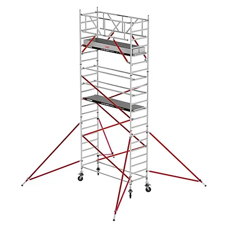 Altrex  Rollgerüst Fahrgerüst RS Tower 51 Plus Aluminium 0,90m breiter Rahmen mit Holz-Plattf