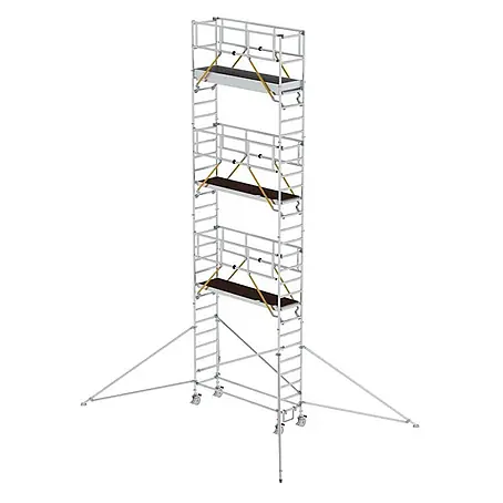 MUNK Rollgerüst SG mit Ausleger 0,75x2,45m Plattform 9,55m AH