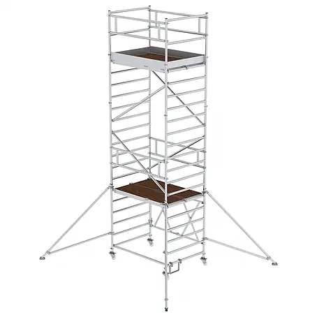 Munk  Rollgerüst Klappgerüst 1,35x1,80m Plattform, 6,80m Arbeitshöhe