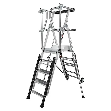 Altrex  Podestleiter RolGuard Teleskop Plattformleiter Compact 5/7 Stufen