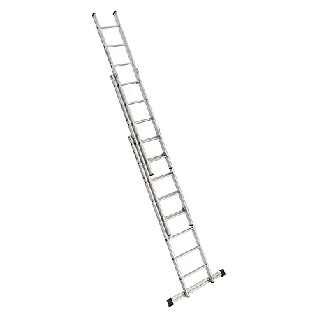 Euroline  Schiebeleiter Premium 303 Schiebeleiter 3x8 Sprossen