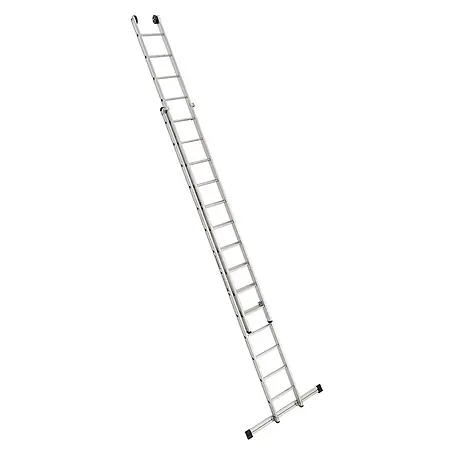 Euroline  Schiebeleiter Premium 302 Schiebeleiter 2x14 Sprossen