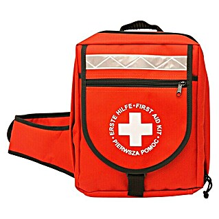 Leina-Werke Erste-Hilfe-Notfallrucksack (Mit Inhalt nach DIN 13169, Rot)